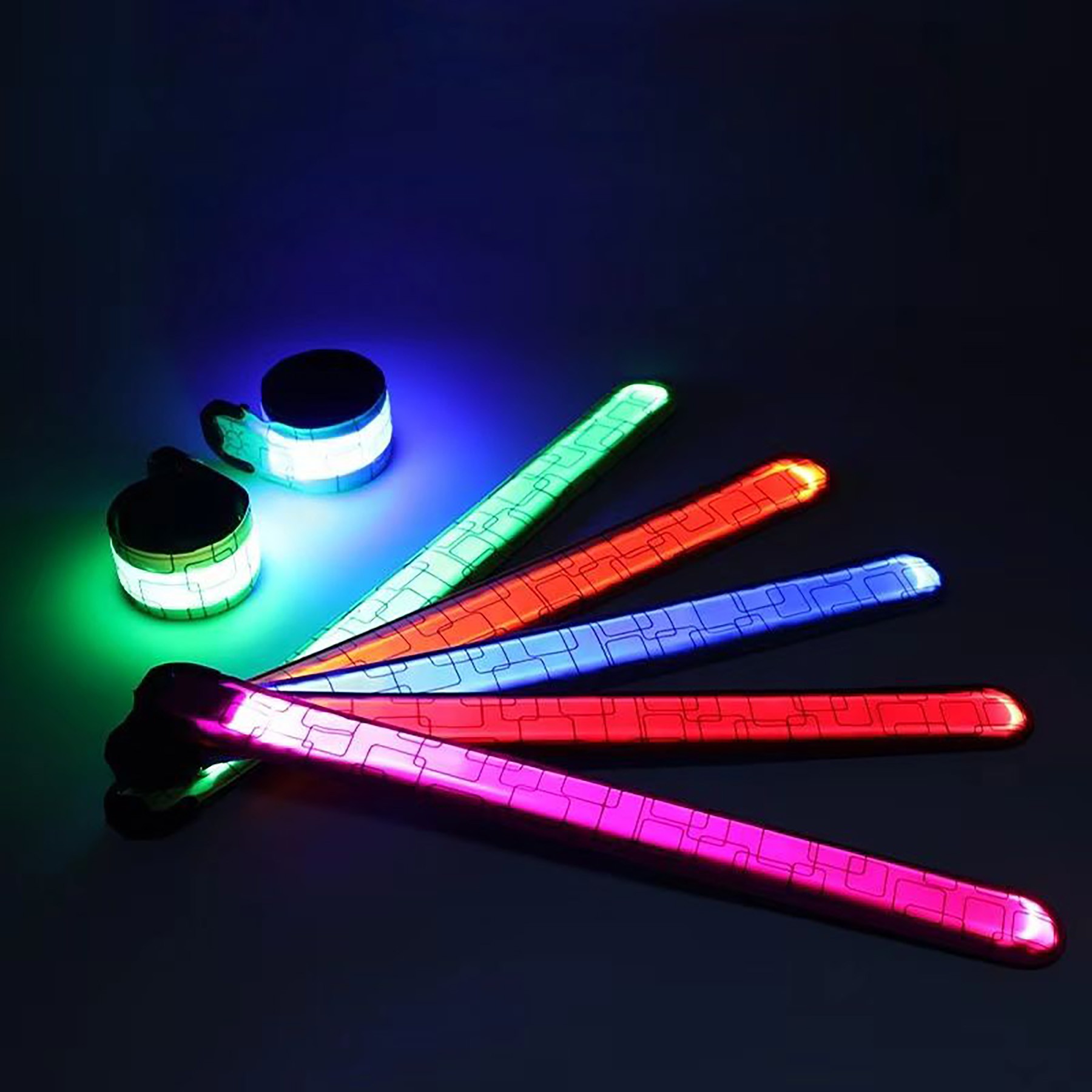 Rechargeable Led Safety Wristband Lights 7