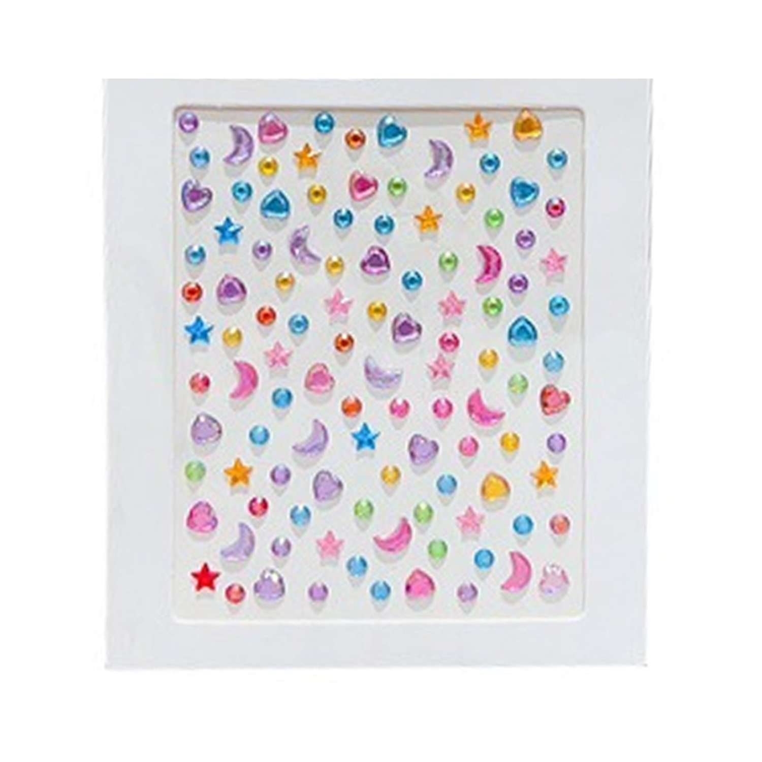 Holographic Self Adhesive Face Jewels Stickers 8
