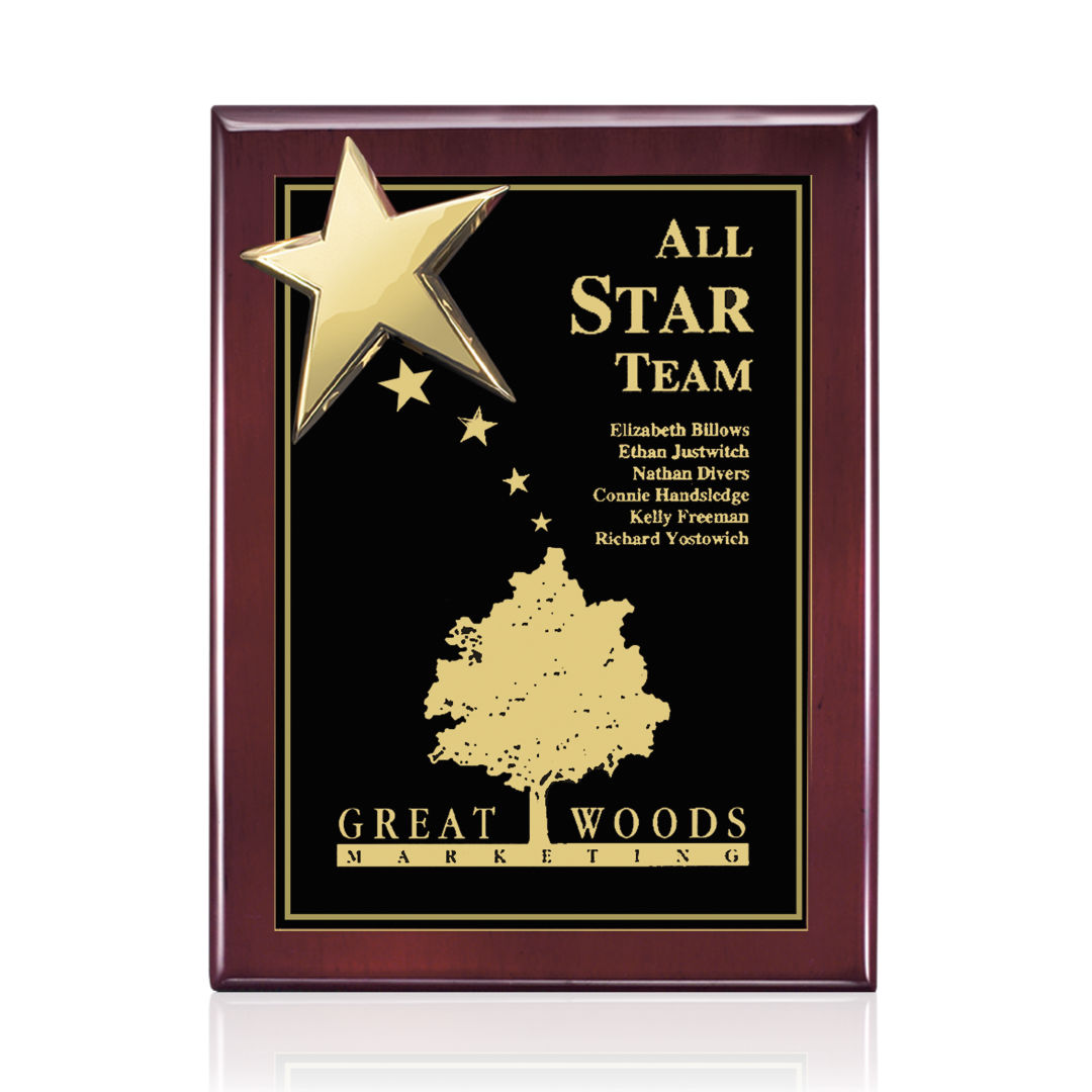 Rising Star - Rosewood/Gold 5