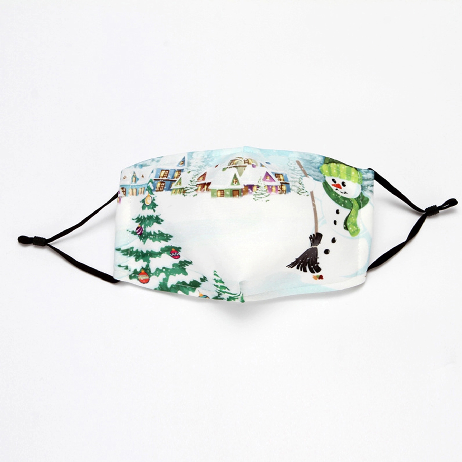 Christmas 3-Ply Reusable Cloth Face Masks Cotton Washable" 10