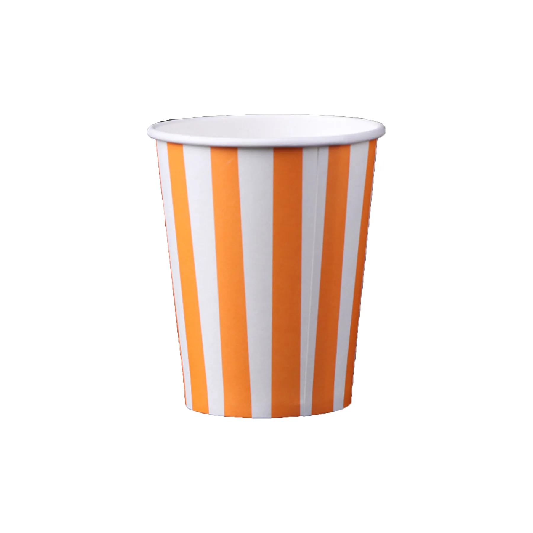 Disposable Striped Colored Paper Cups 4