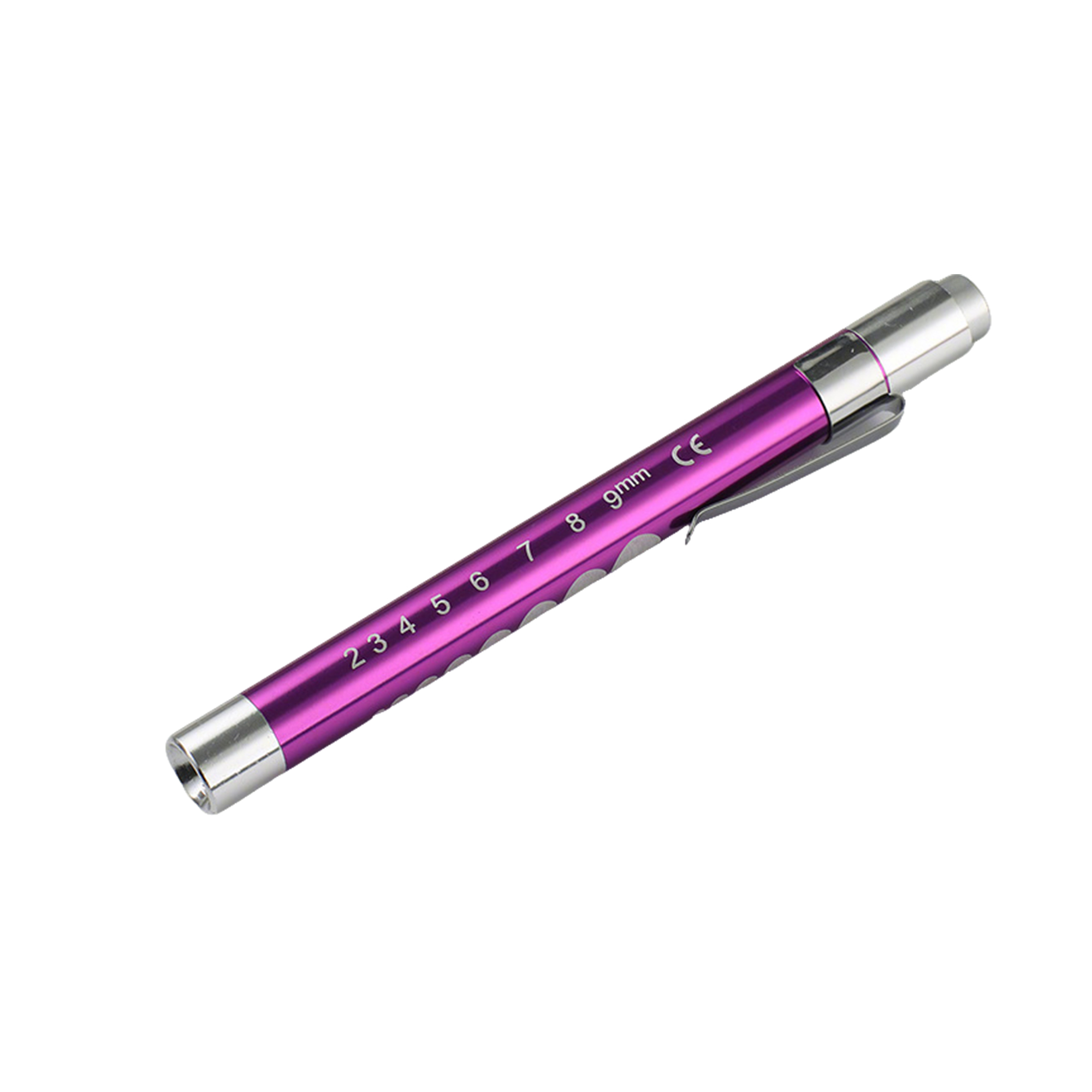 LED Medical Penlight With Pupil Gauge 5.4" x 0.6" 9