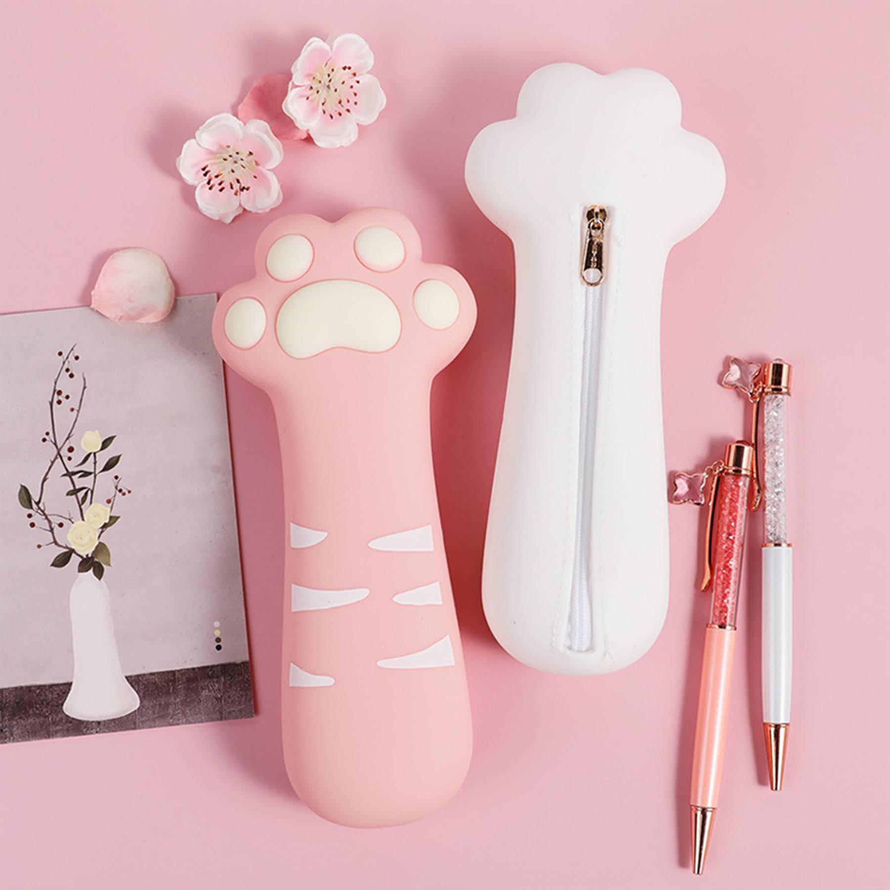 Cat's claw silicone stationery bag pencil-case 2