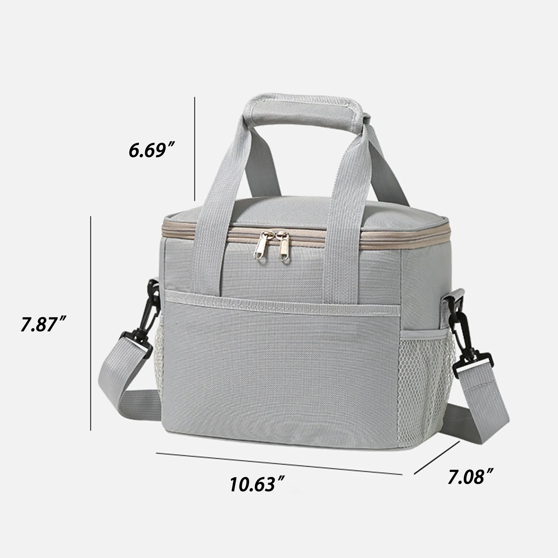 Insulated Lunch Bag With Aluminum Foil Lining 6
