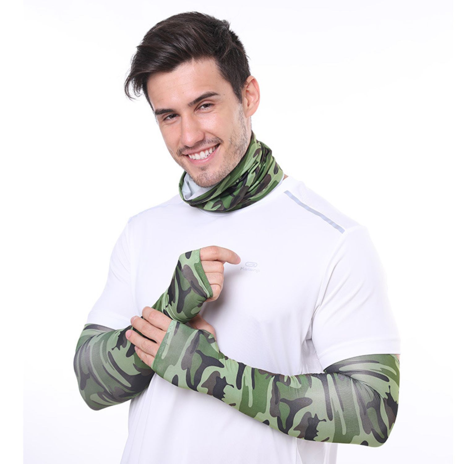 COMBO - Arm sleeves & Neck Gaiter w/ Full Bleed Sublimation 14