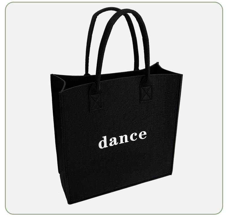 Tote Felt Shopping Bag, custom tote bag with logo imprint 5