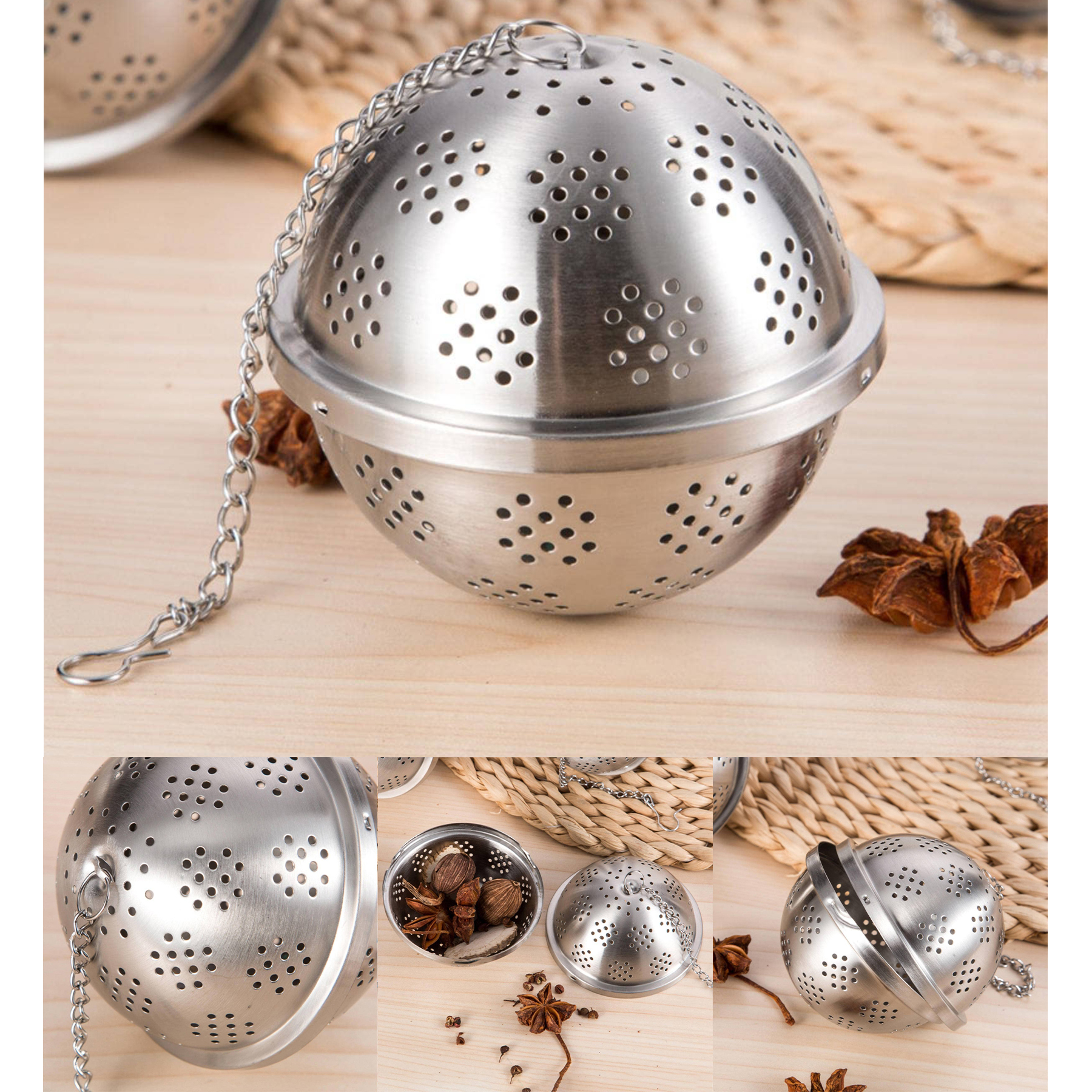 304 Stainless Steel Seasoning Ball 2