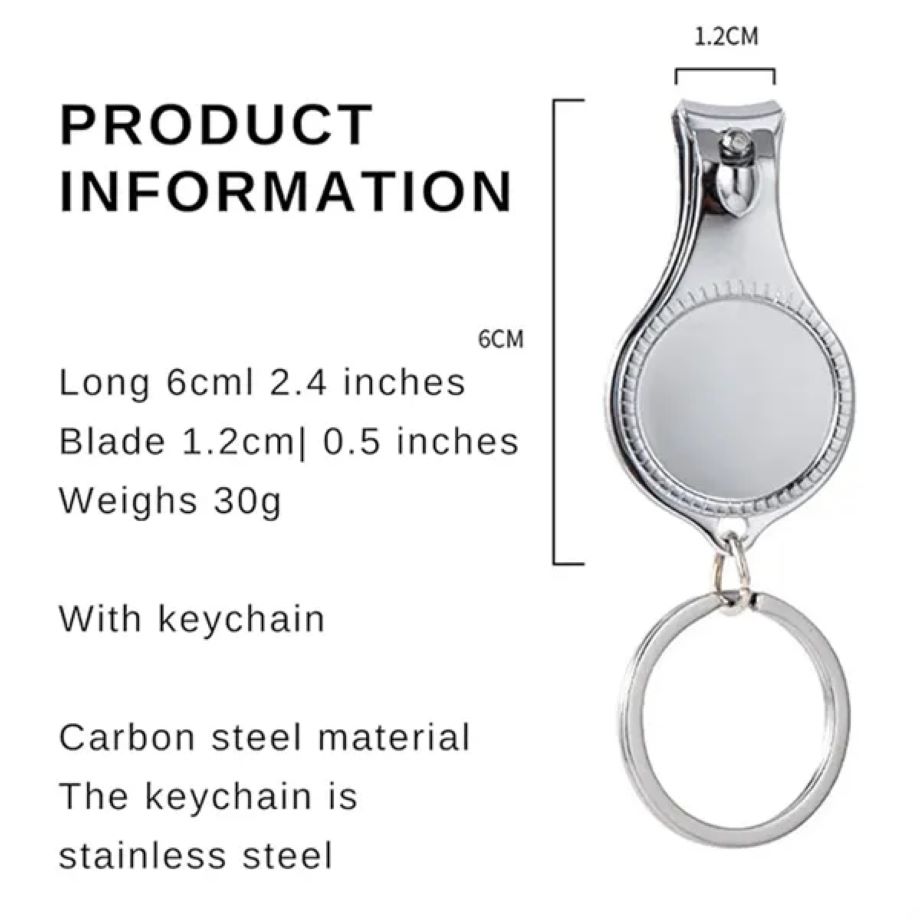 Customizable Nail Clipper Bottle Opener Keychain 2