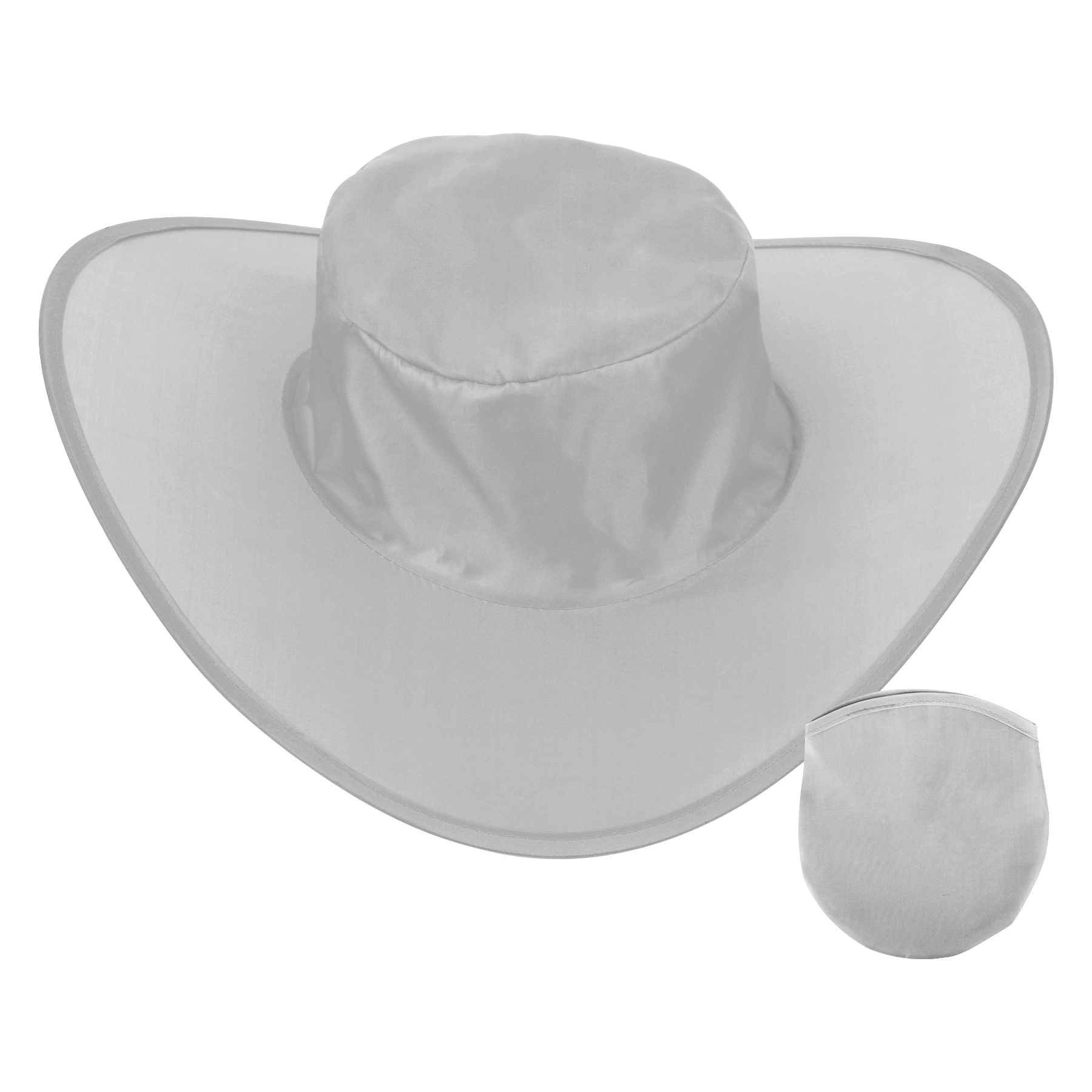 Foldable Polyester Advertising Cowboy Hat W/ Storage Bag 11