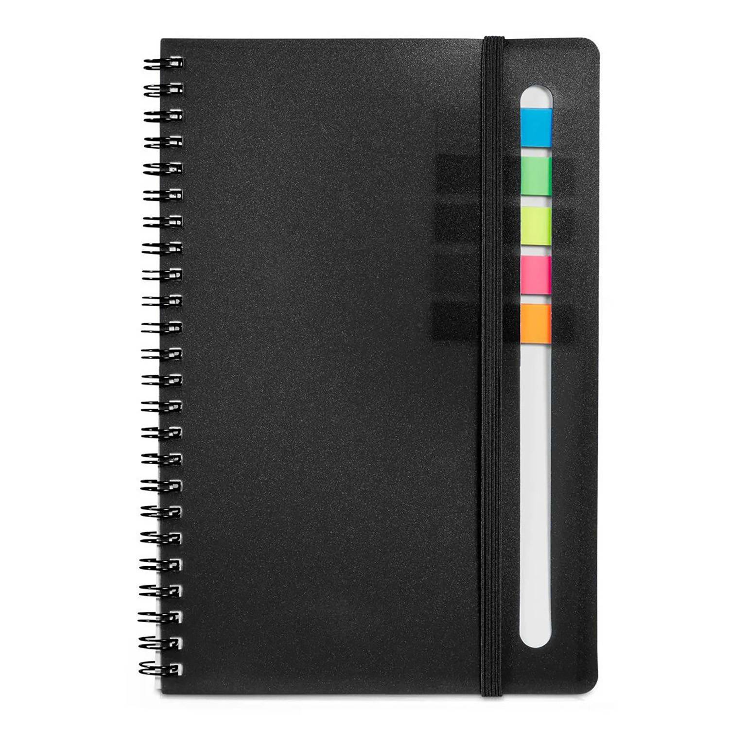 PP Cover Spiral Notebook w/ Elastic Band 4