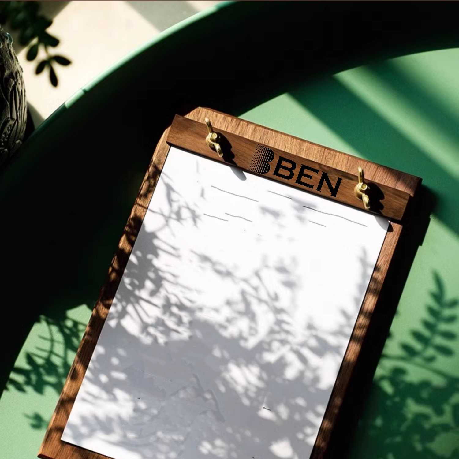 Walnut Menu Clipboards 4