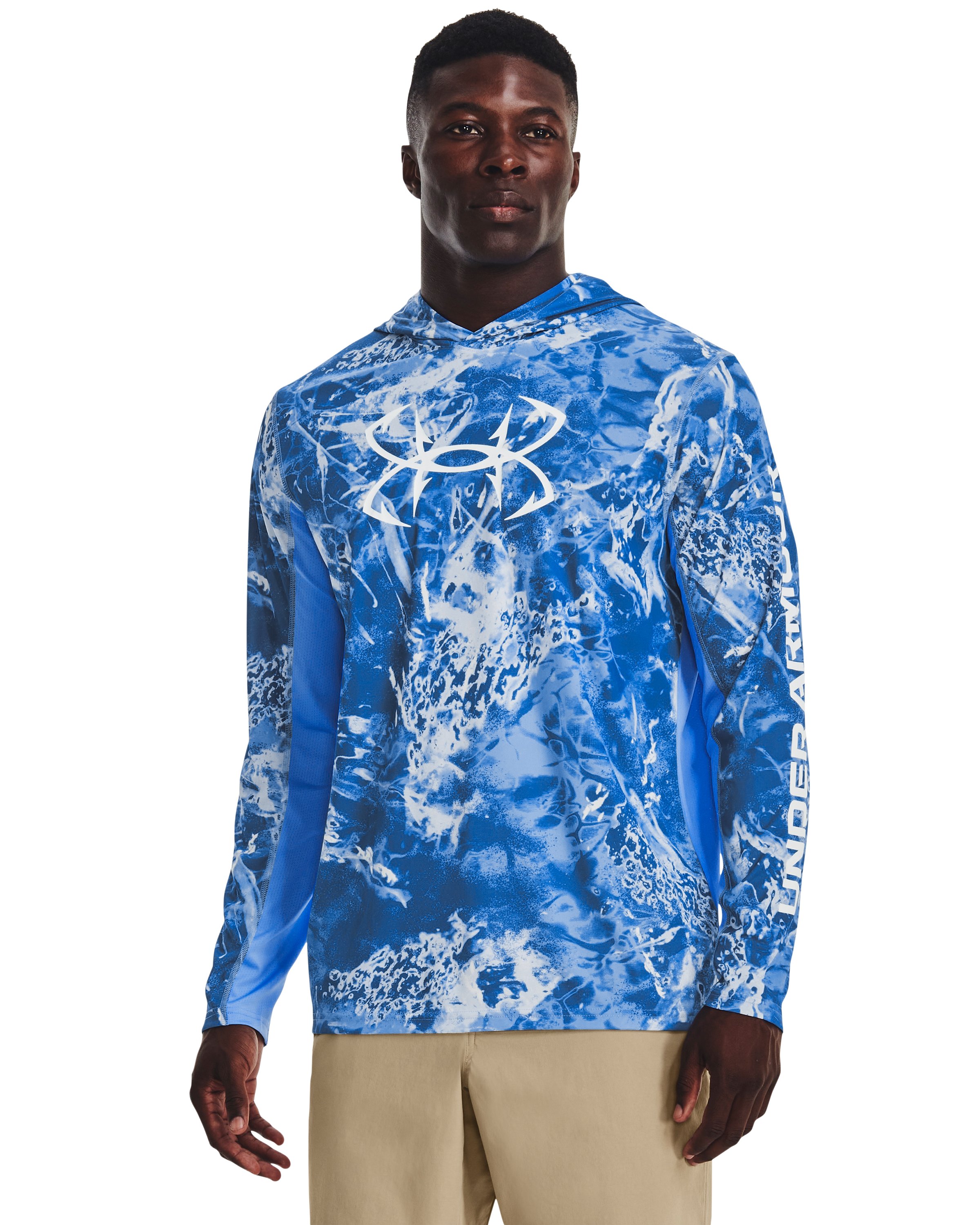 Men's UA Iso-Chill Shorebreak Camo Hoodie 8
