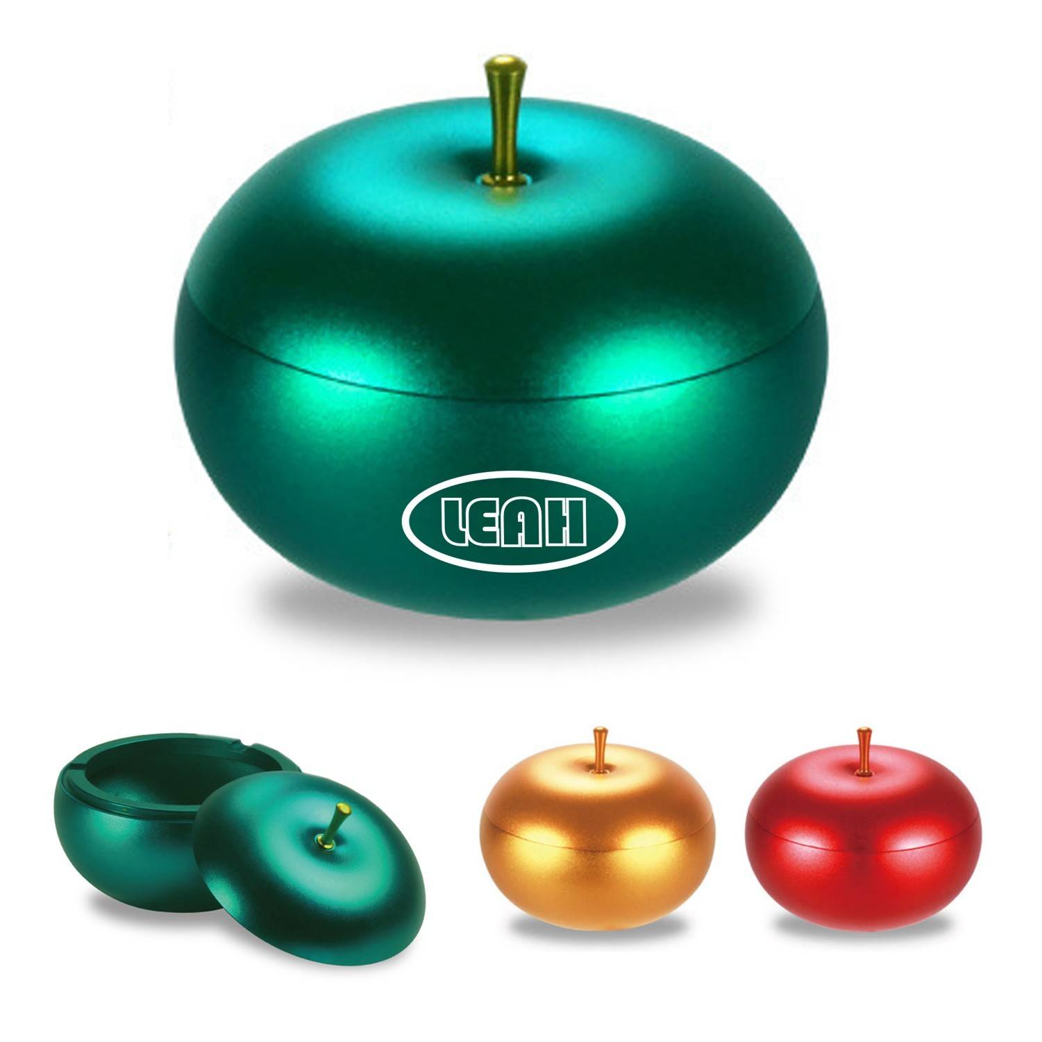 Apple-shape tainless Steel Ashtray 3