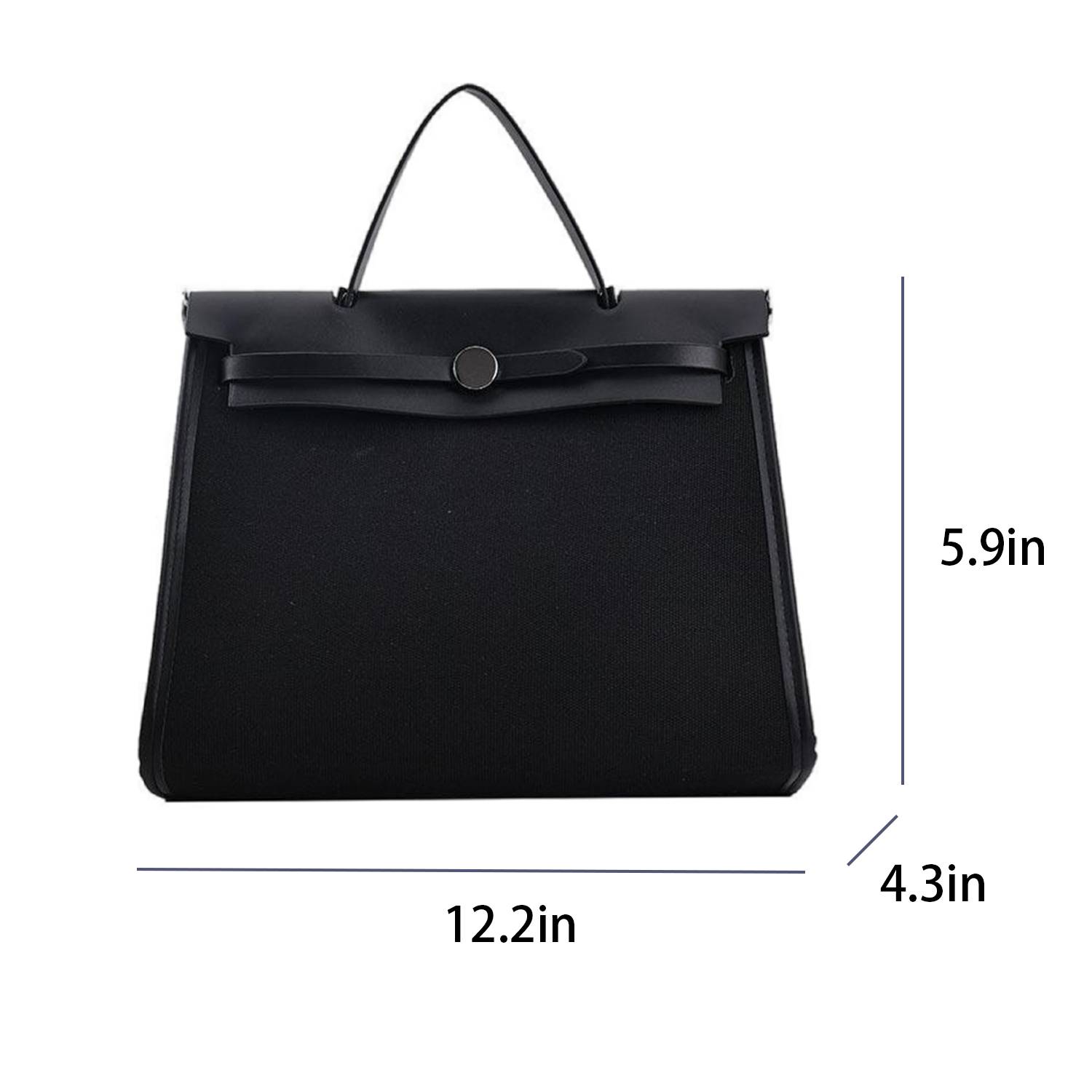 Canvas Messenger Tote Bag For Women 3
