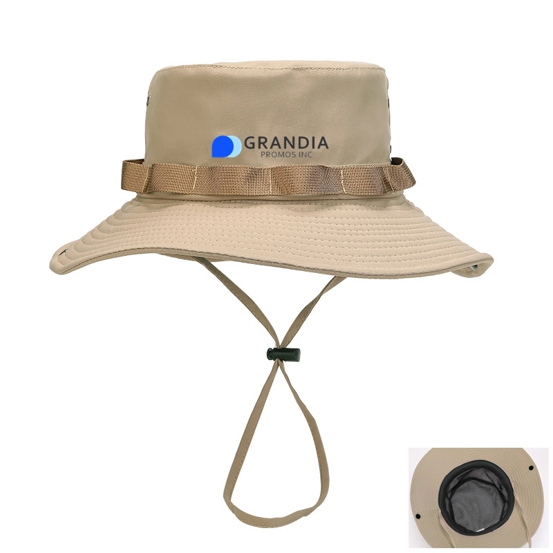 Wide Brim Bucket Hat 1