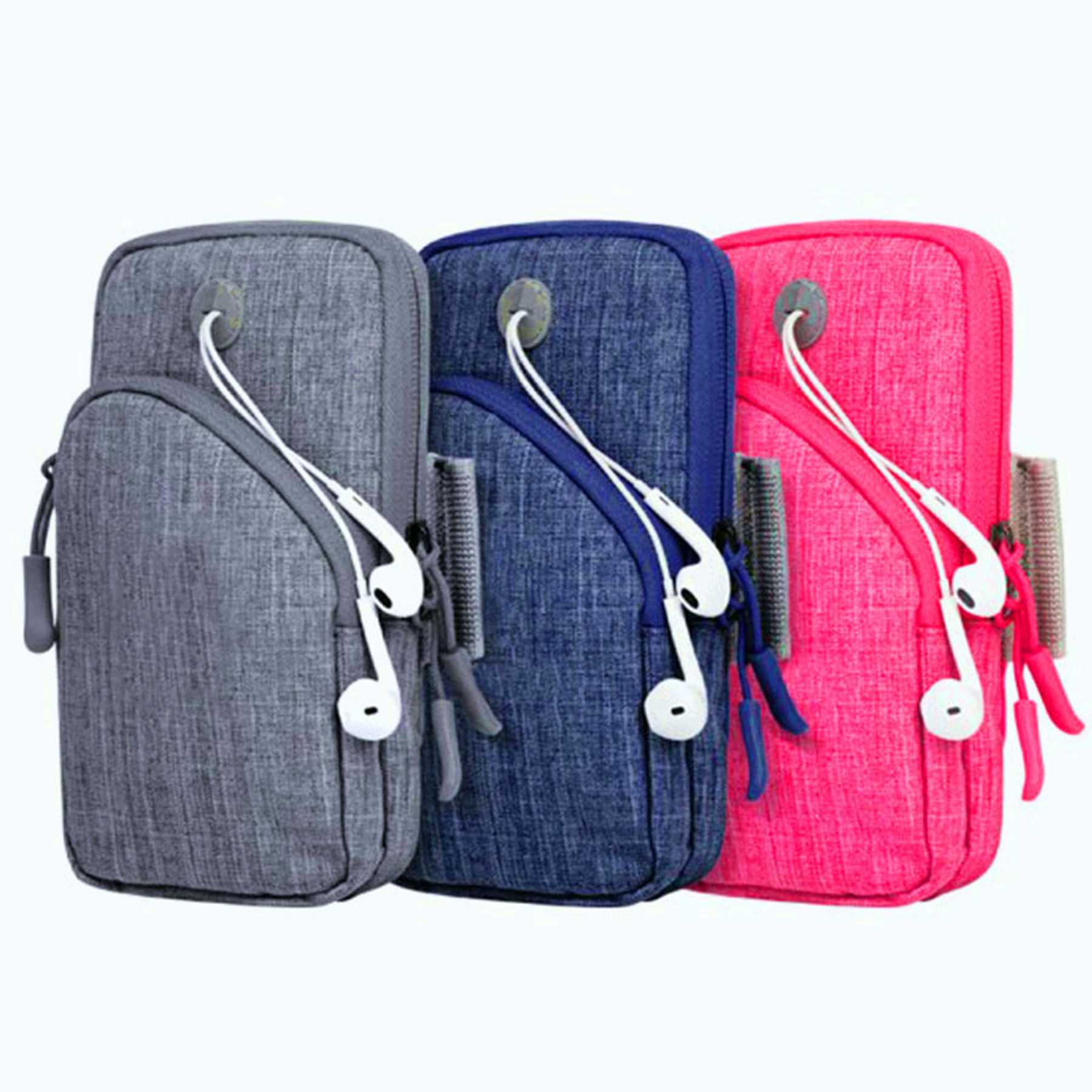 Multi Functional Neoprene Cellphone Earphone Hole Armband 4