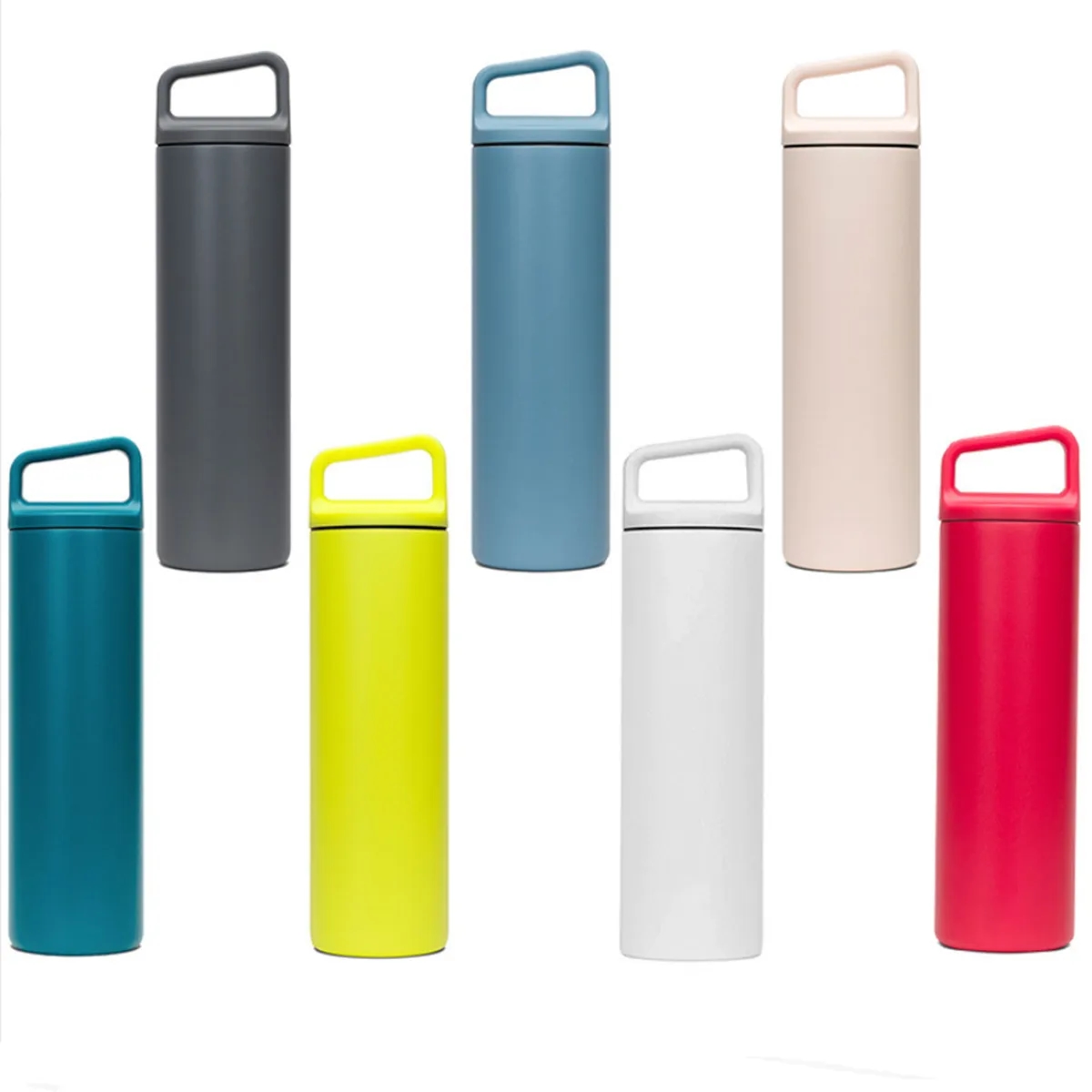 20oz Stainless Steel Small Waist Straw Thermos 2