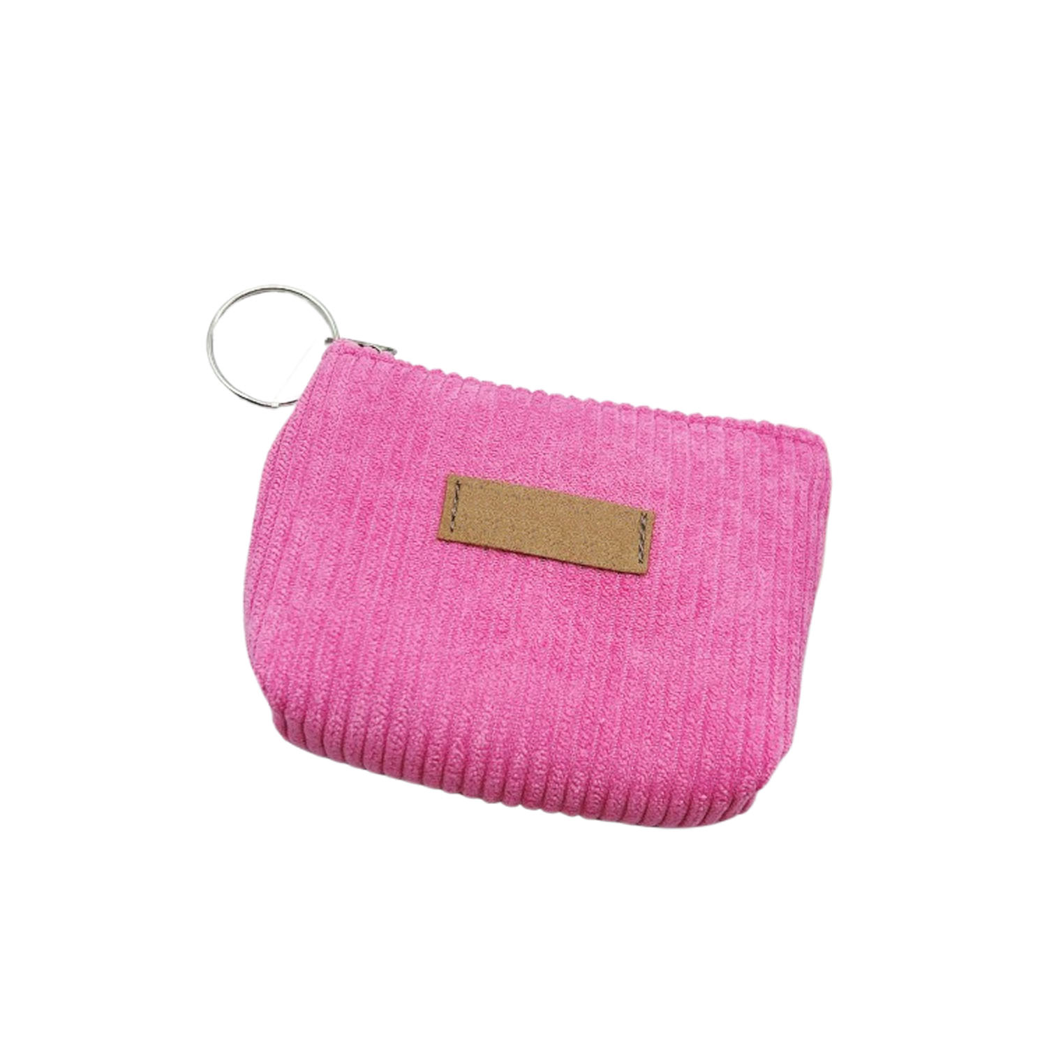 Compact Durable Hand Held Canvas Wallet w/ Zipper Closure 4