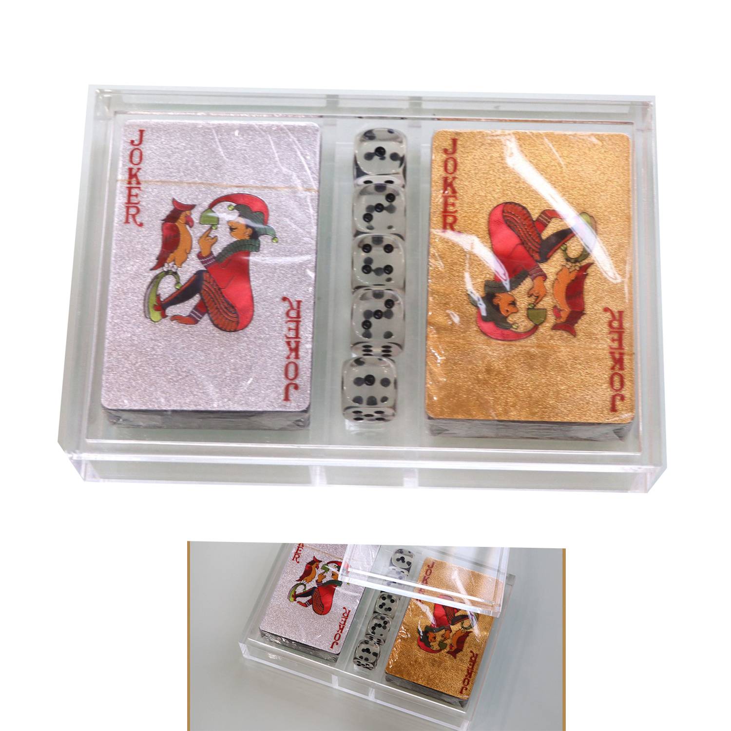Acrylic Playing Card Box 2