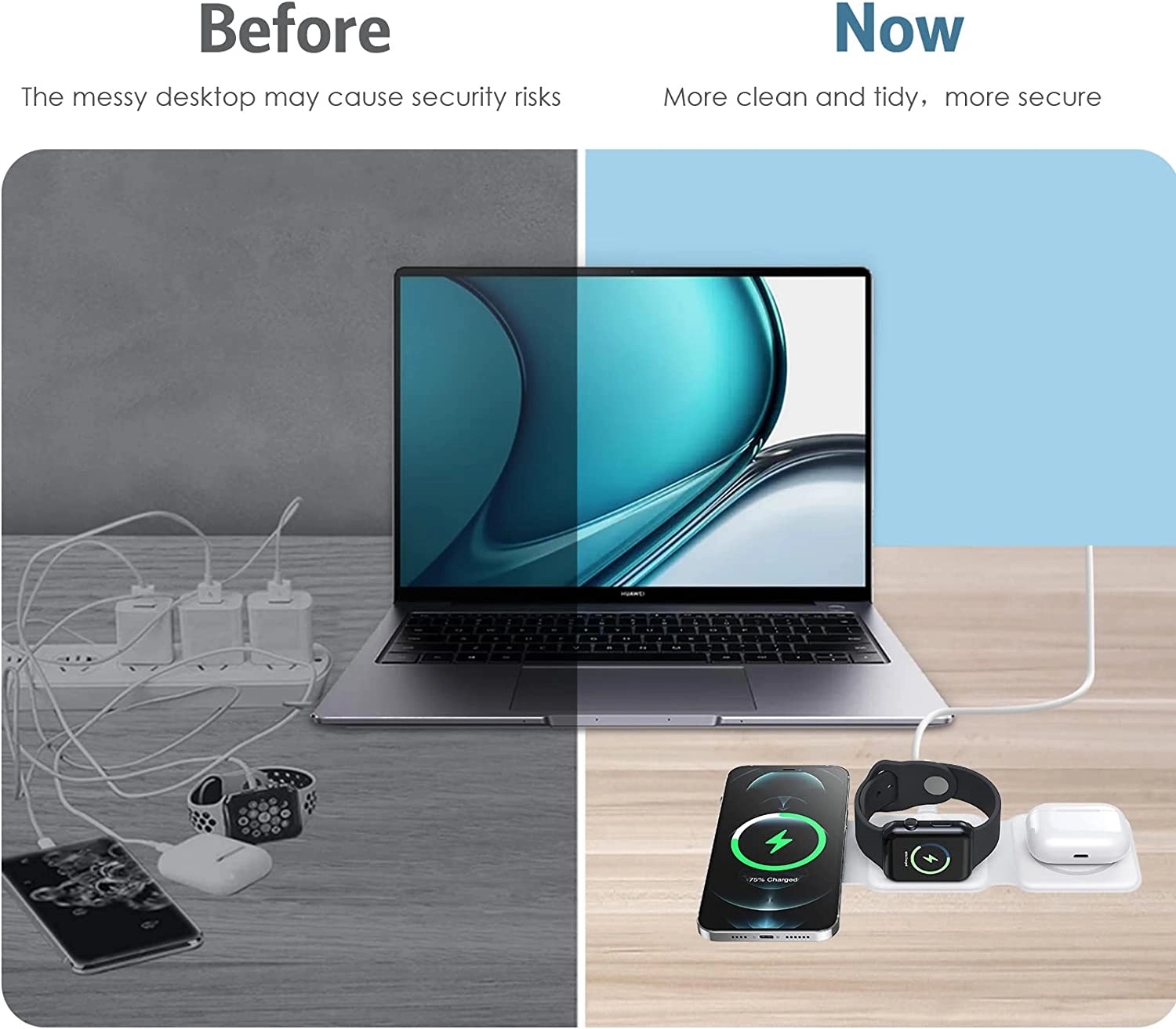 3 In 1 Foldable Wireless Charger 8