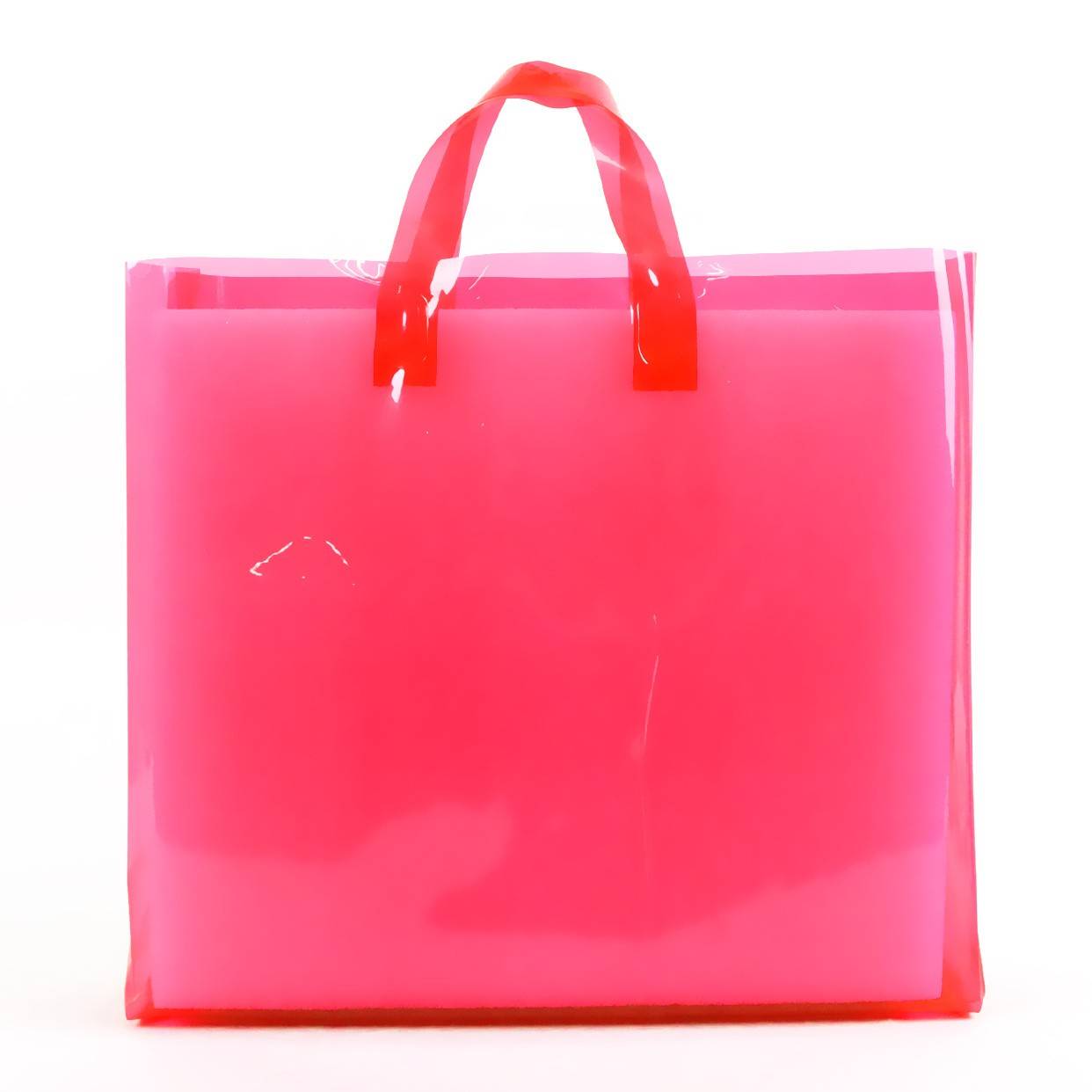PVC super transparent handbag shopping bag 4