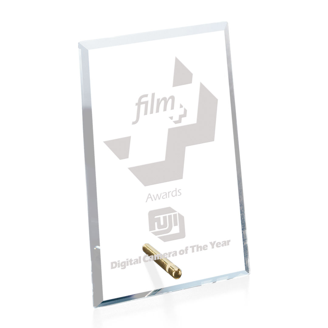 Windsor Rectangle Vertical Award - Gold 6