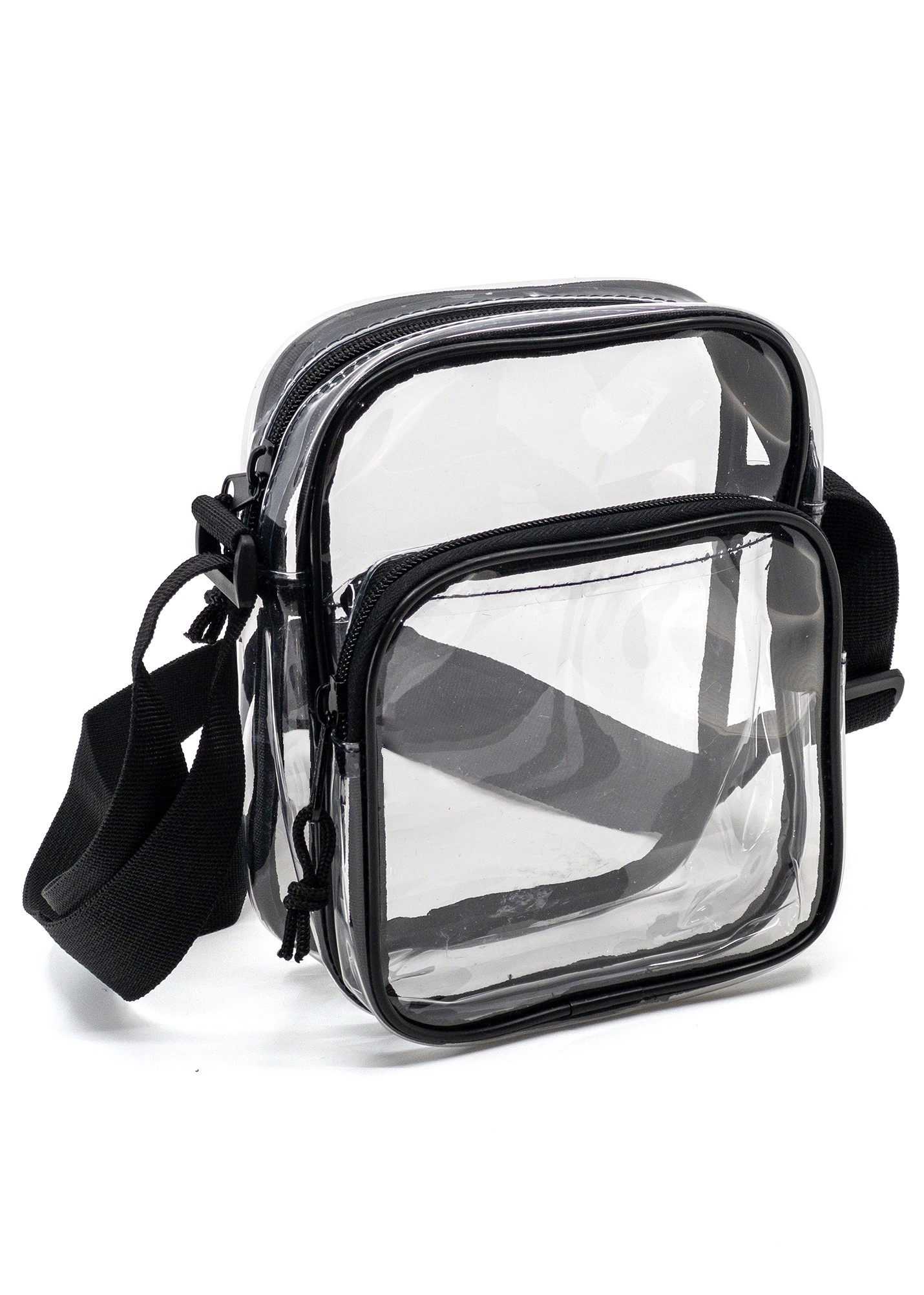 Stadium Soft Clear 2 Zippered Sling Bag. 2