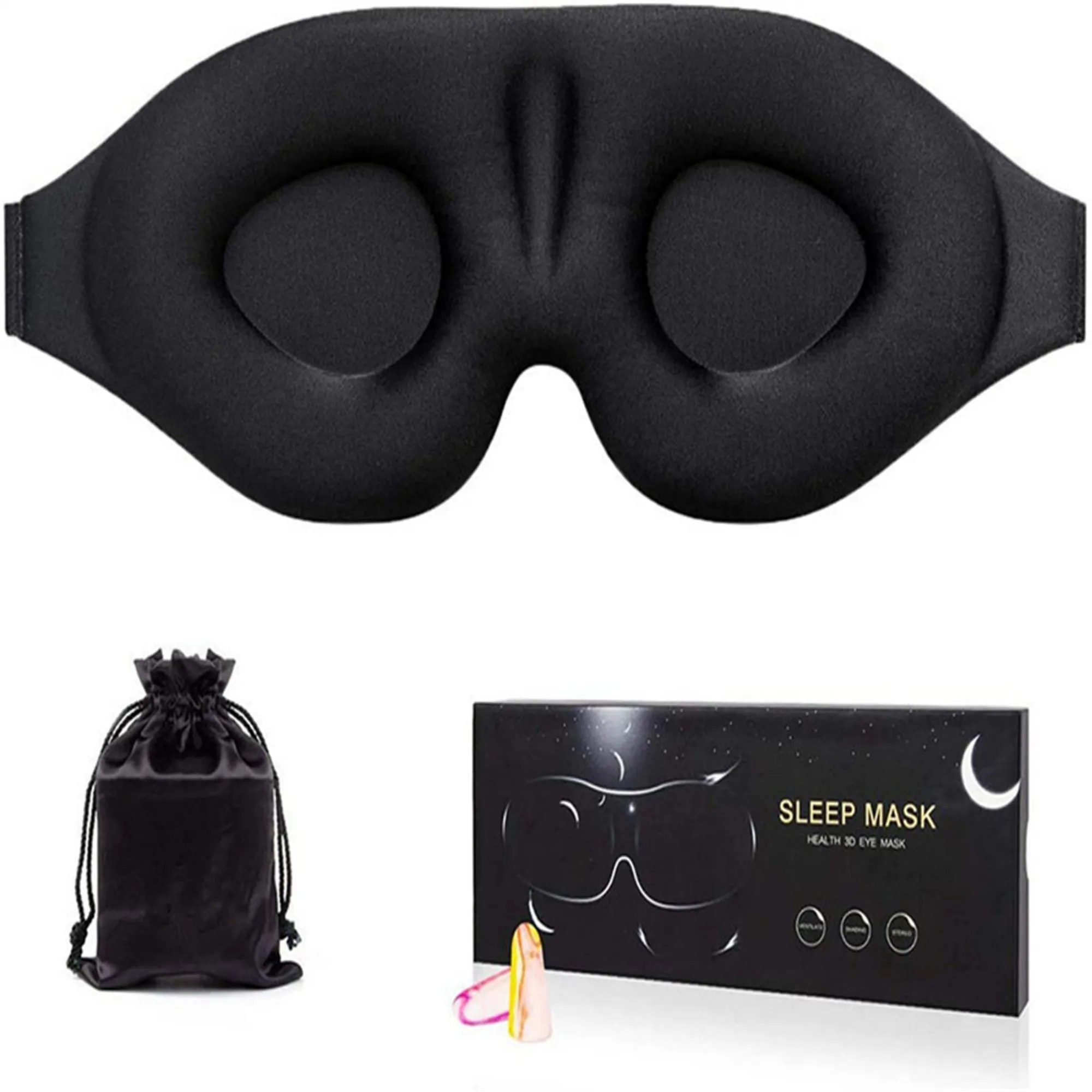 3D Contoured Cup Sleeping Mask 4