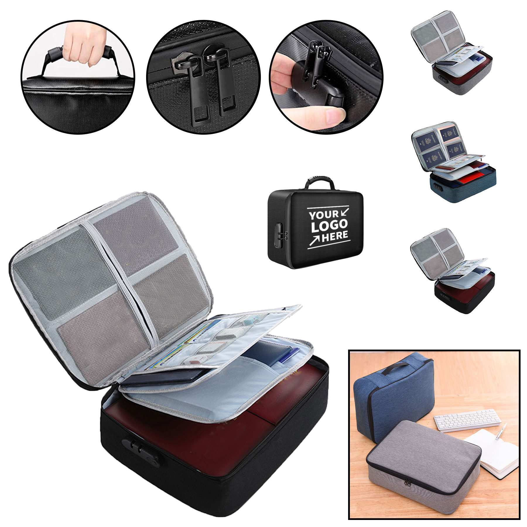 Document Bag with Lock 2