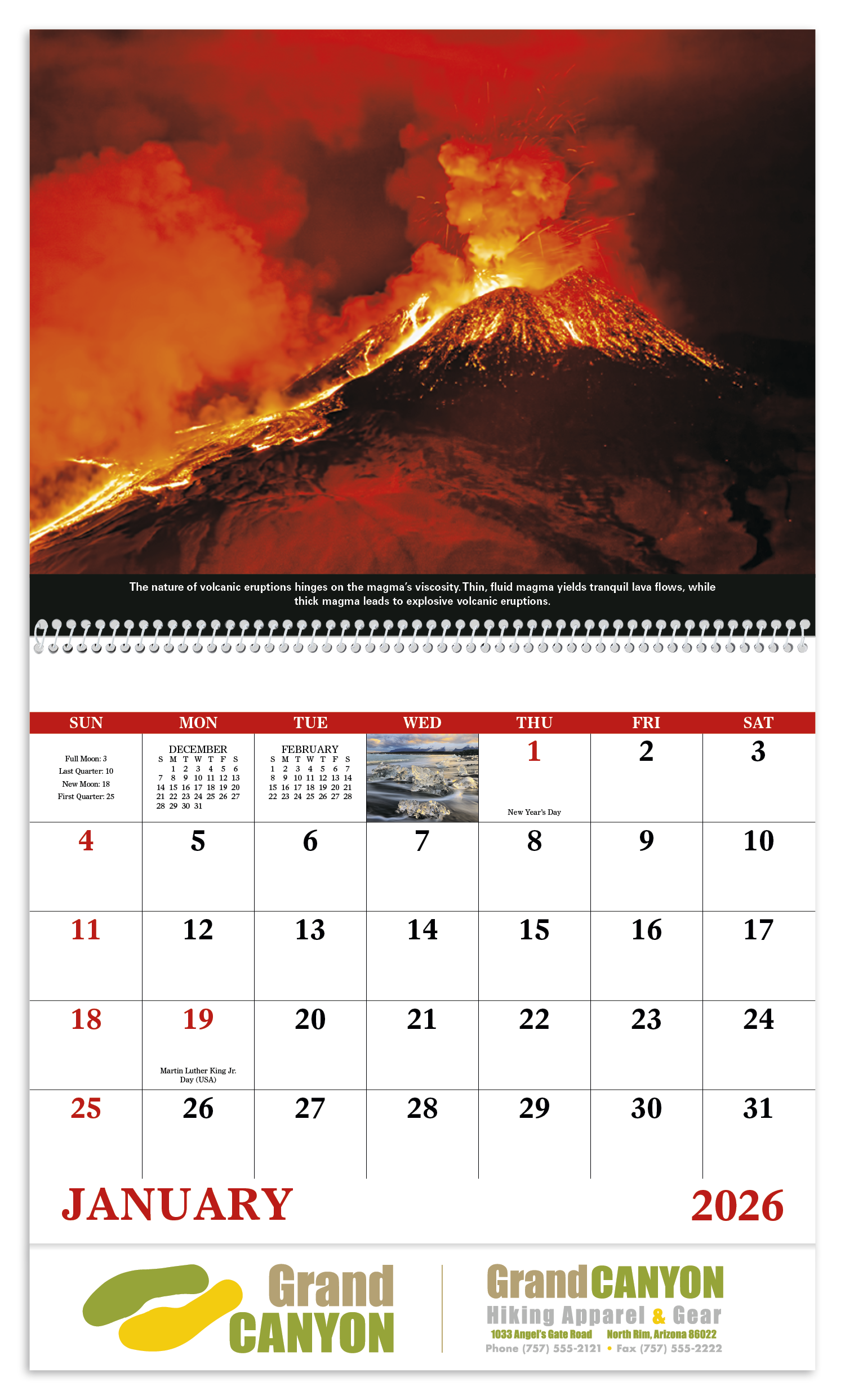 Good Value™ The Power of Nature - Spiral Calendar 56