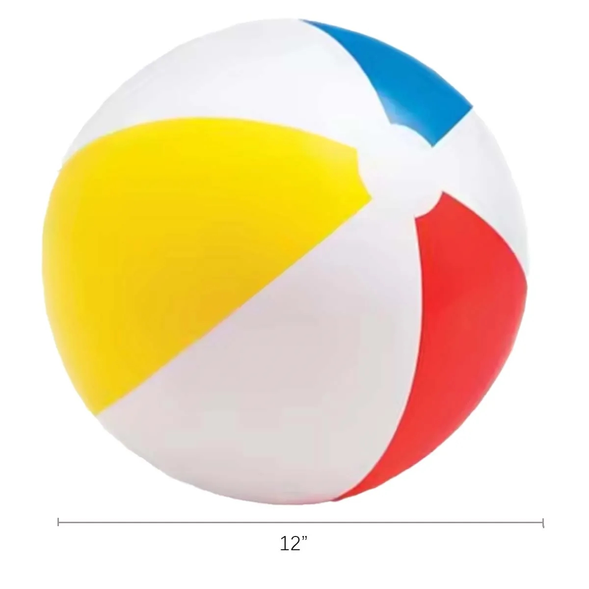 Summer Outdoor Rainbow Color PVC Sports Pool Beach Ball 4