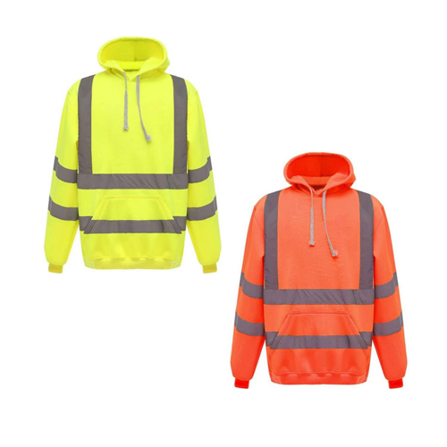 VISIPRO Reflective Safety Hoodie with Bands & Brace - 280G 6