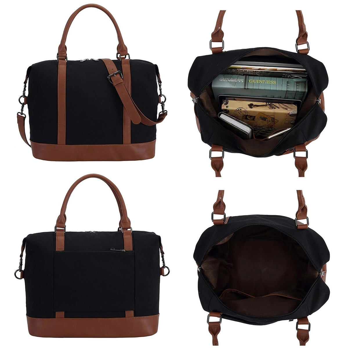 Women Ladies Canvas Weekender Bag 4