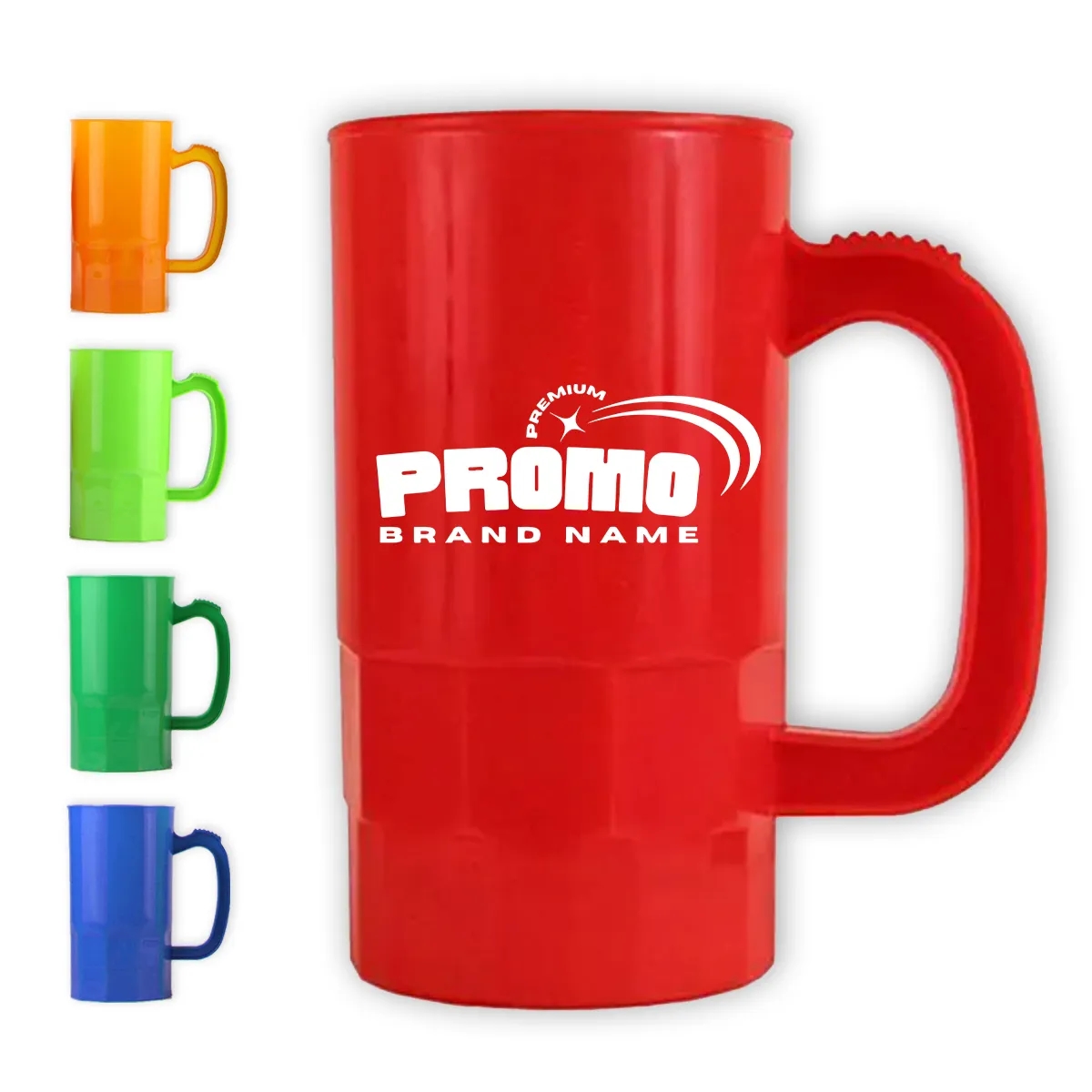 20 Oz. Large Capacity Plastic Beer Steins Stackable Mugs 2