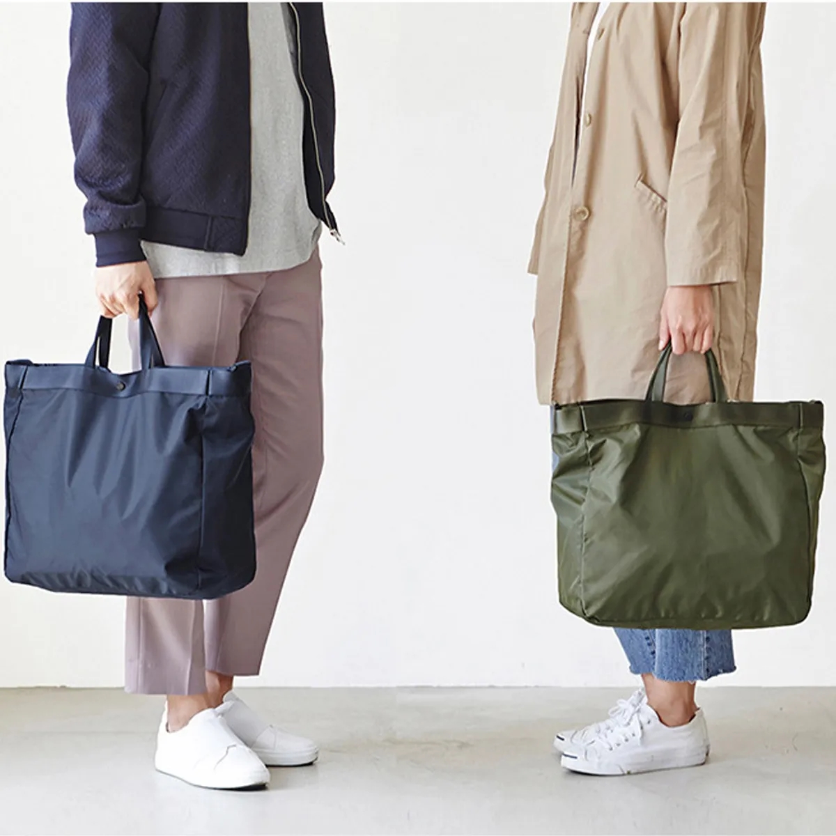 Nylon Lightweight Portable Shoulder Tote Bag Handbag 5