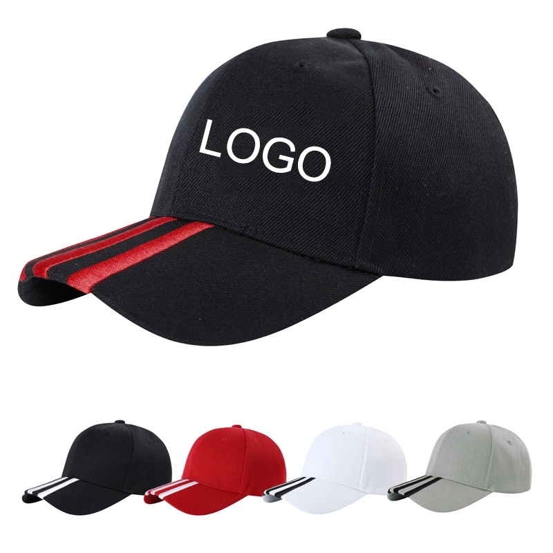 Stripe Baseball Caps 2