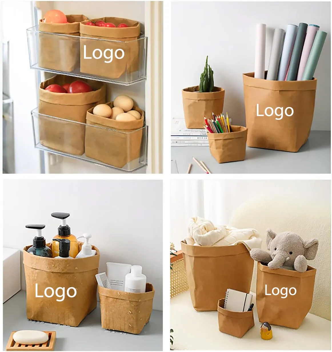 Washable Kraft Paper Bags 6