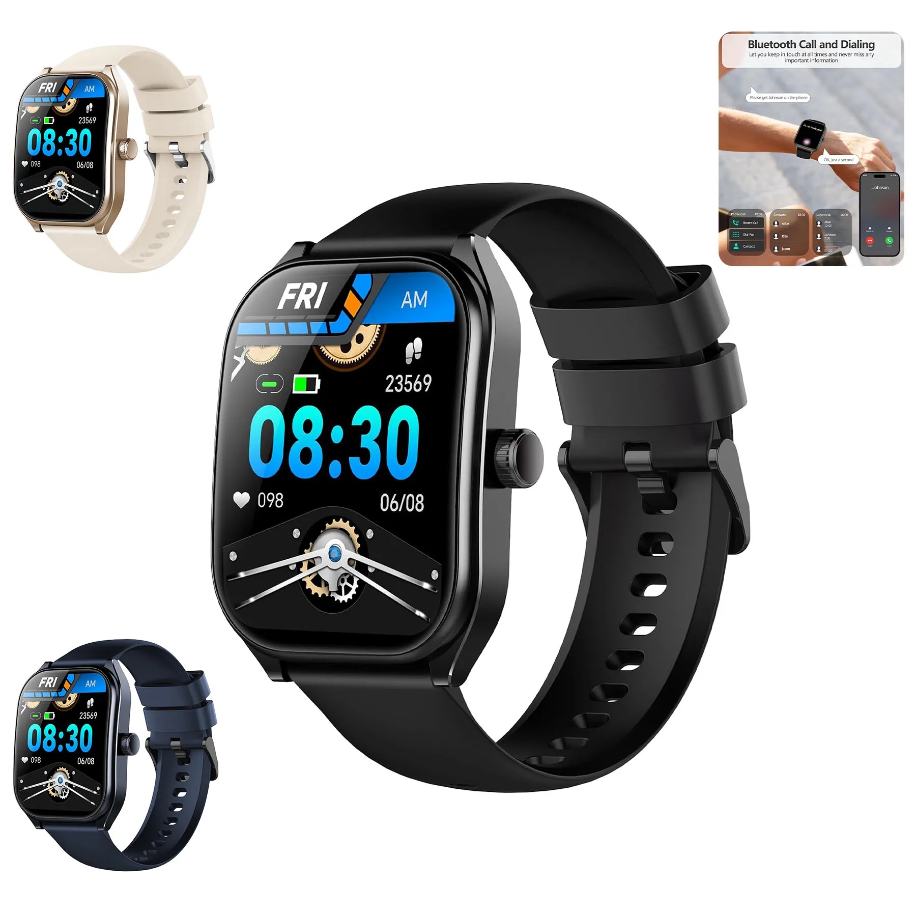 Curve Smart Watch for Men and Women 1