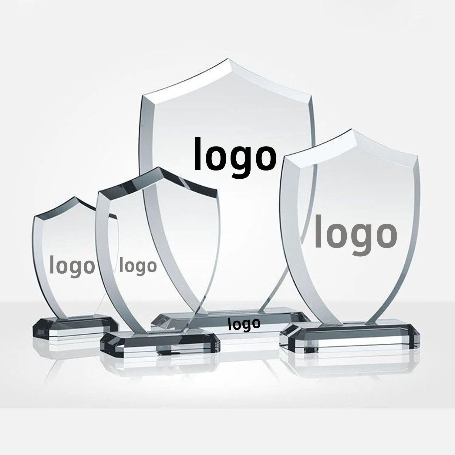 Crystal Awards Glass Trophy Souvenir Gifts Customized 4