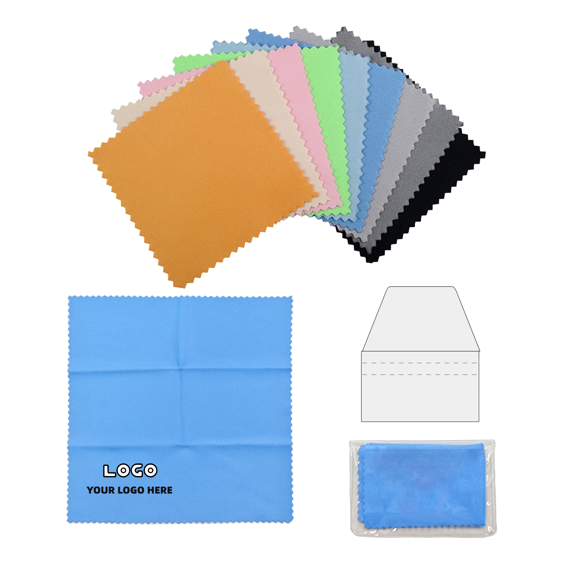 Customizable Microfiber Screen Cleaner in Case 2