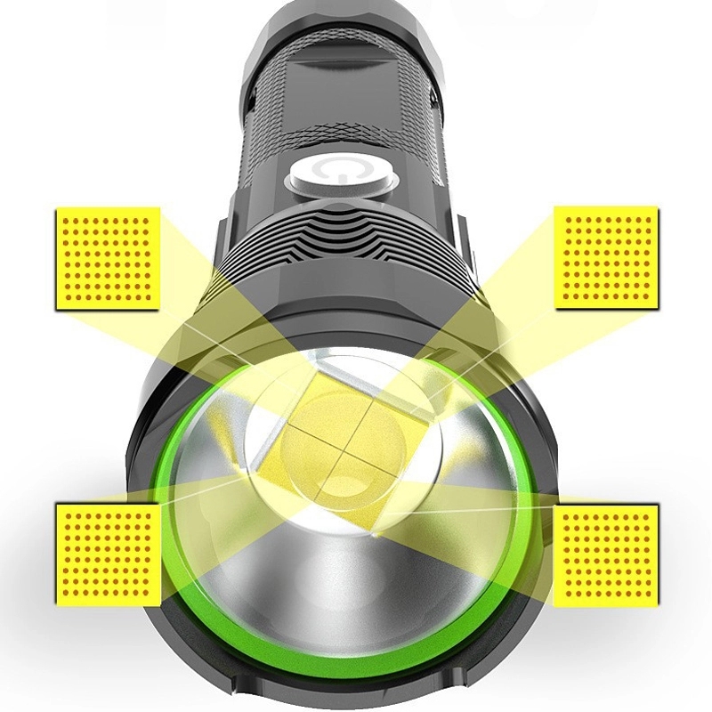 Custom Rechargeable Zoomable Flashlights 6