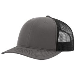 Richardson 112RE Recycled Trucker Hat w/Leatherette Adhesive Patches or Embroidery 20