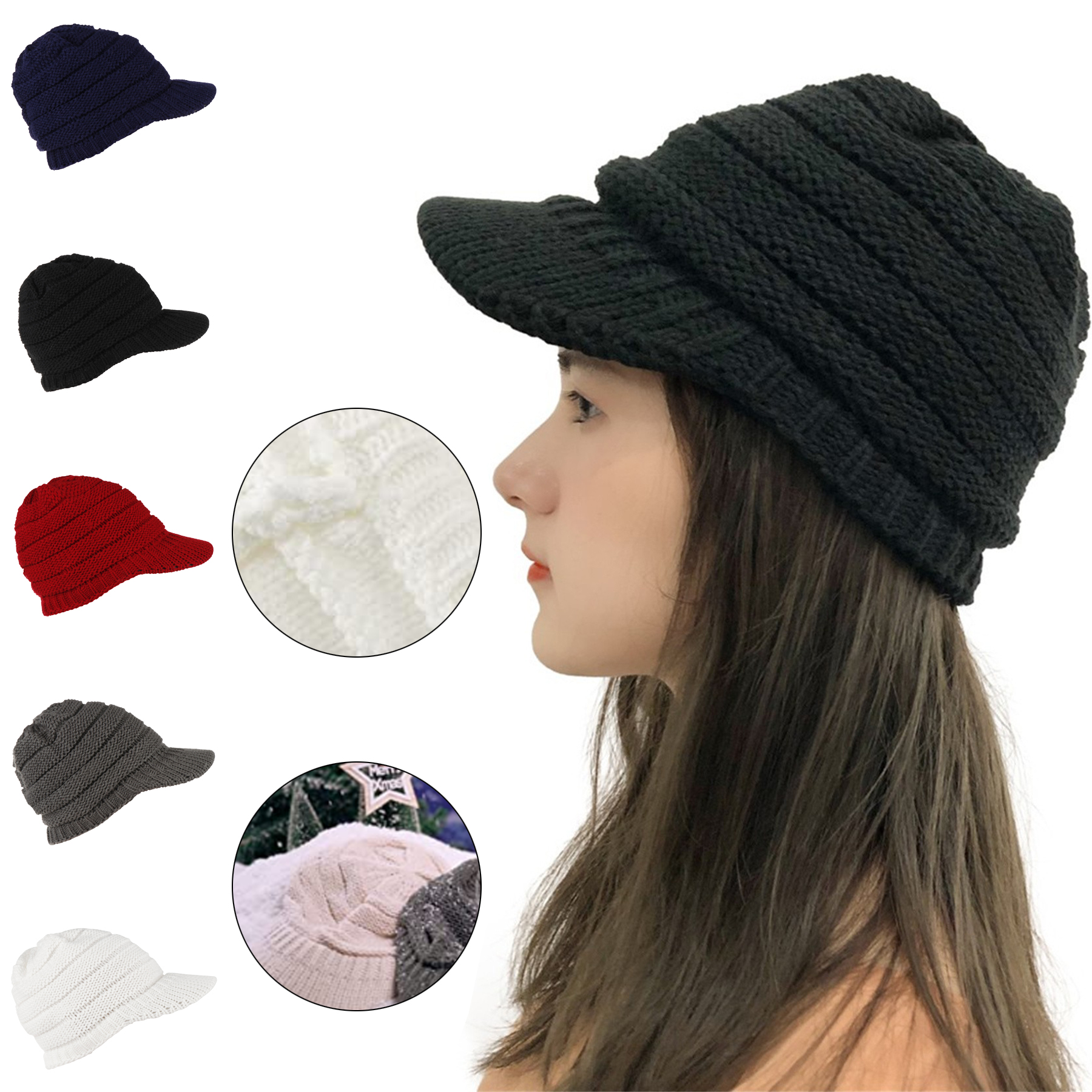 Women Slouchy Beanie Cap 2