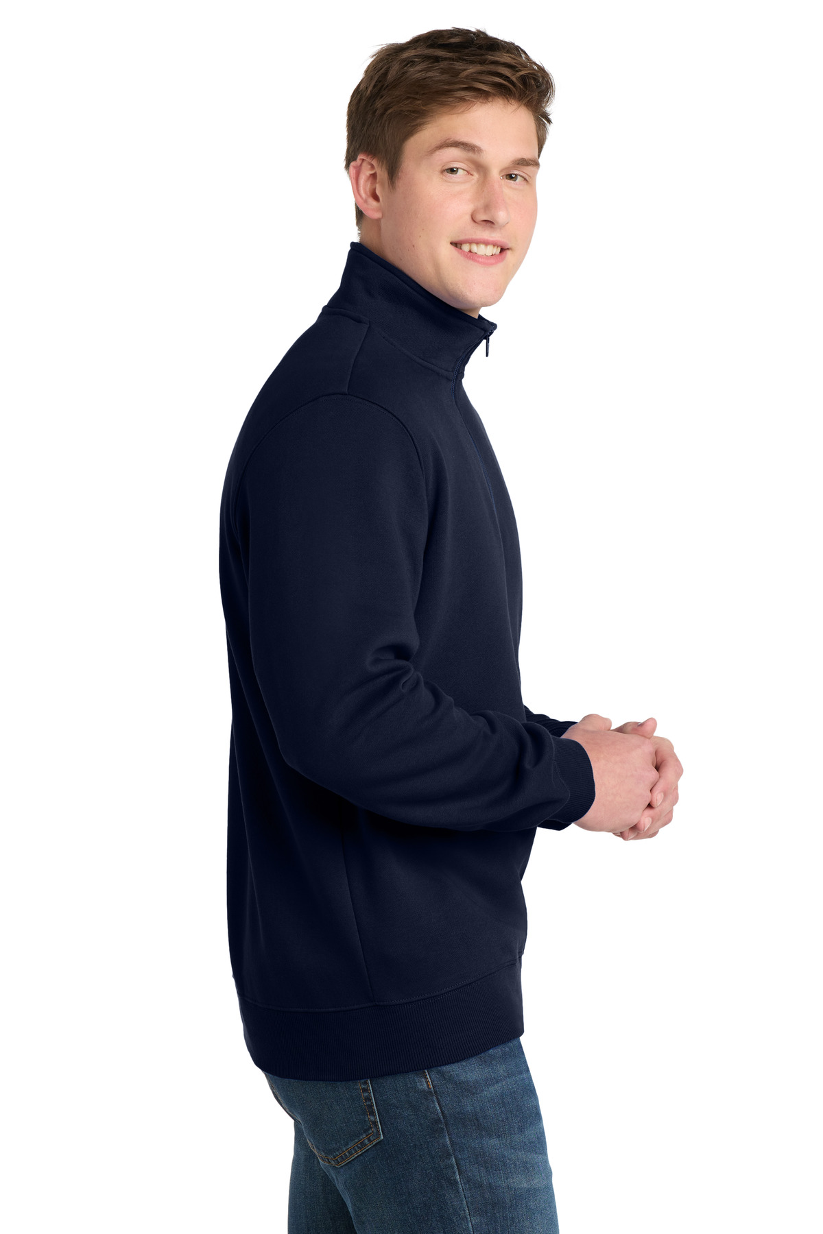Sport-Tek 1/4-Zip Sweatshirt. ST253, custom hoodie or sweatshirt with logo imprint 42