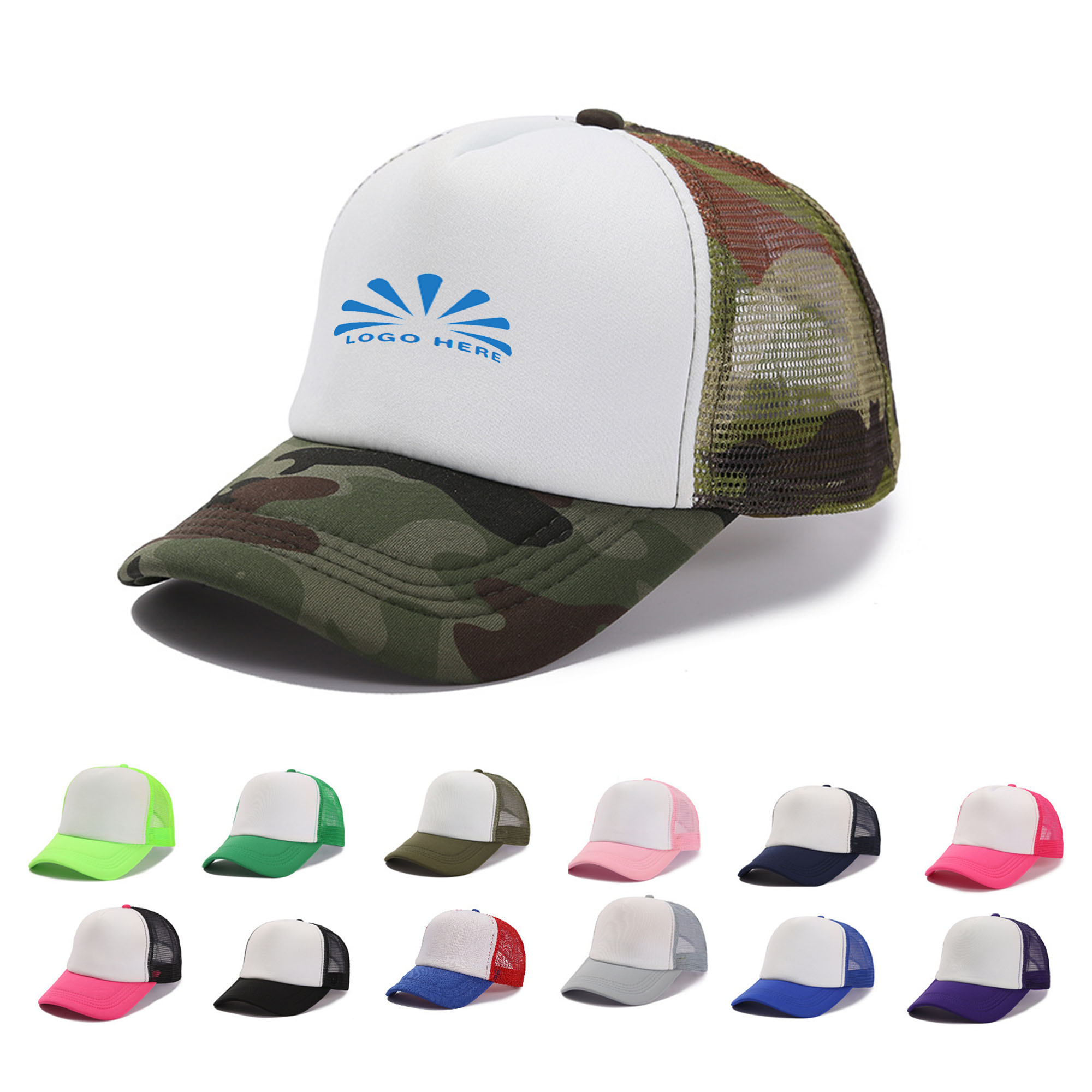 Camo Trucker Mesh Back Cap 2