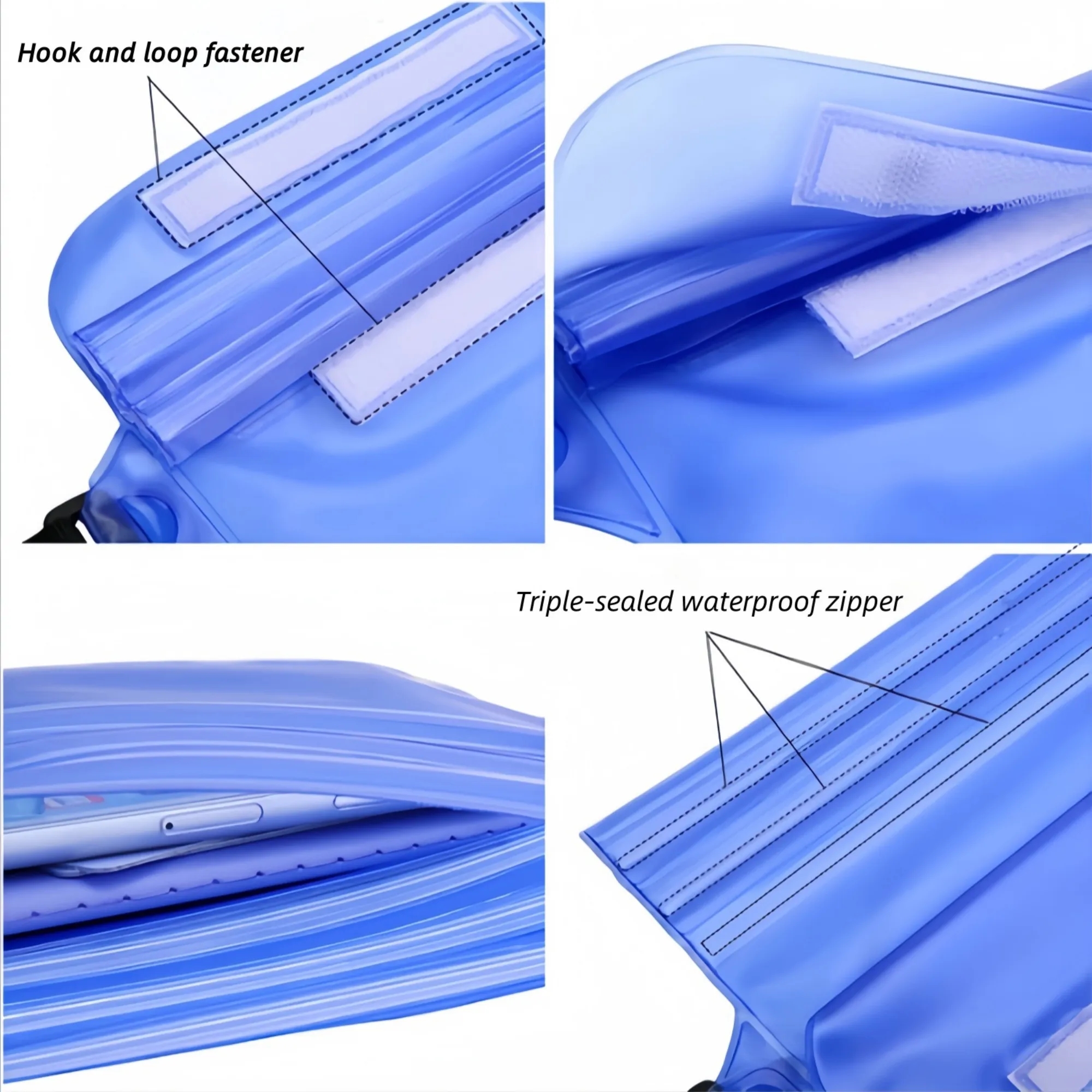 Waterproof Pouch with Adjustable Waist Strap 15