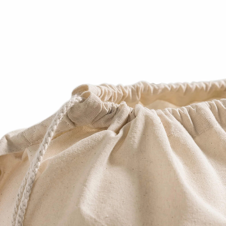 Linden Bay Cotton Cinch Laundry Bag, custom drawstring bag with logo imprint 8