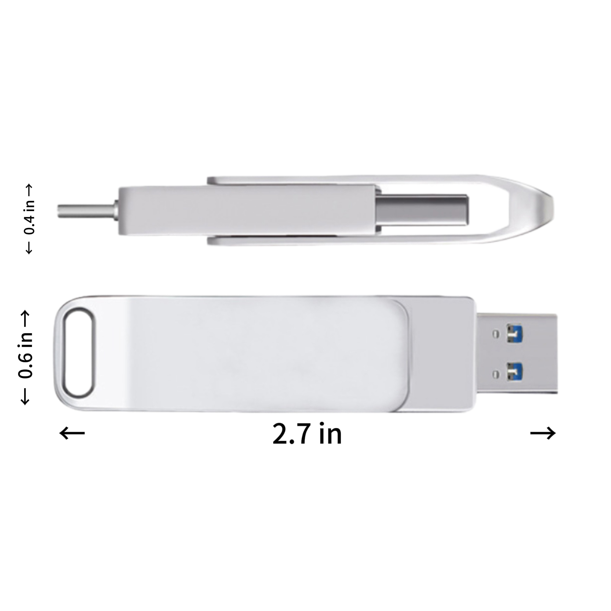 Dual Interface USB Flash Drive Compatible Phone Computer 1