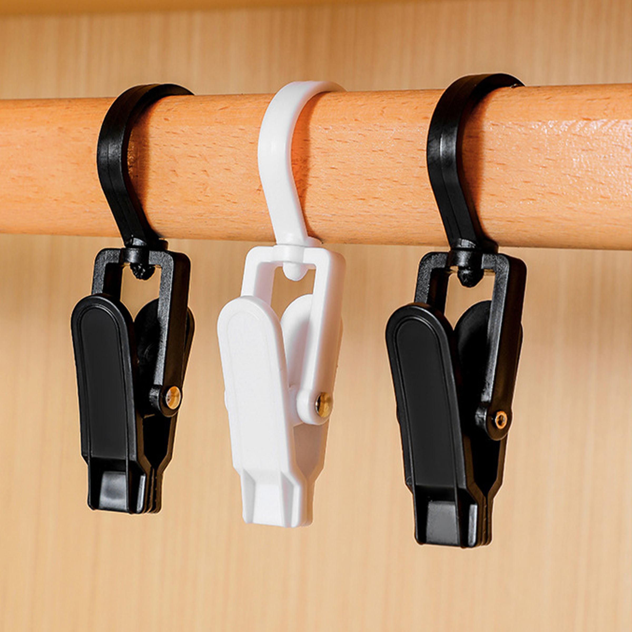 Plastic Multi Functional Rotatable Clothes Clip 4