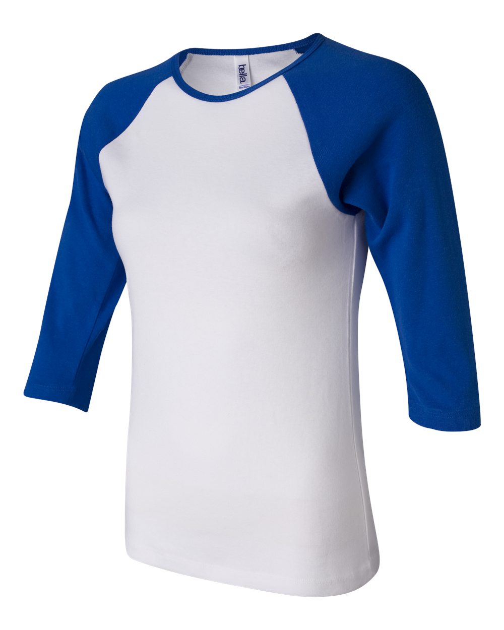 Women's 1X1 Baby Rib Raglan Three-Quarter Sleeve Tee - 2000 15